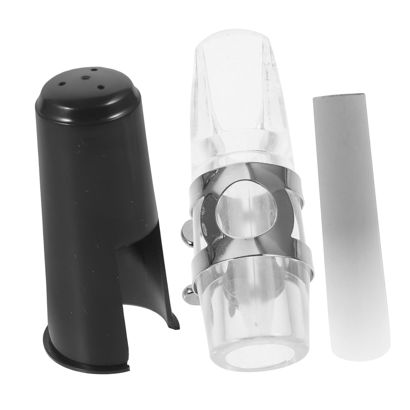 ibasenice Sax Mouthpieces Saxophone Mouthpiece Ligature Sax Cap Sax Reed Versatile Sax Kit