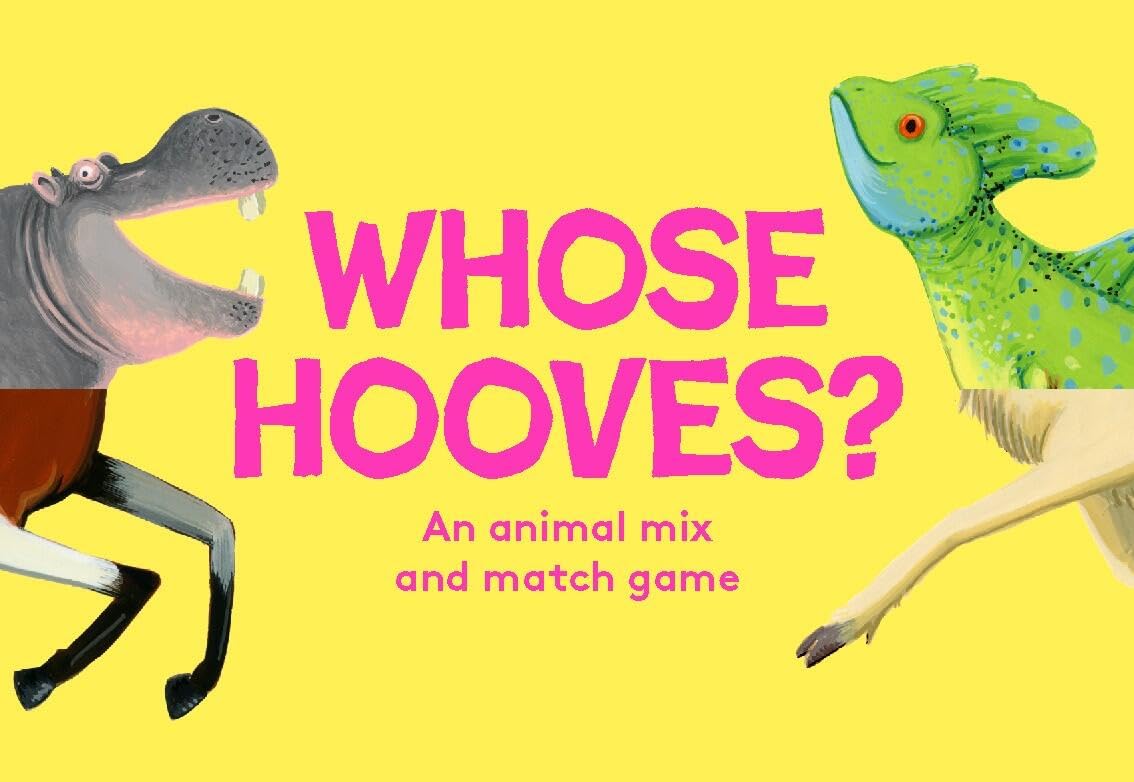 Whose Hooves?: An animal mix and match card game