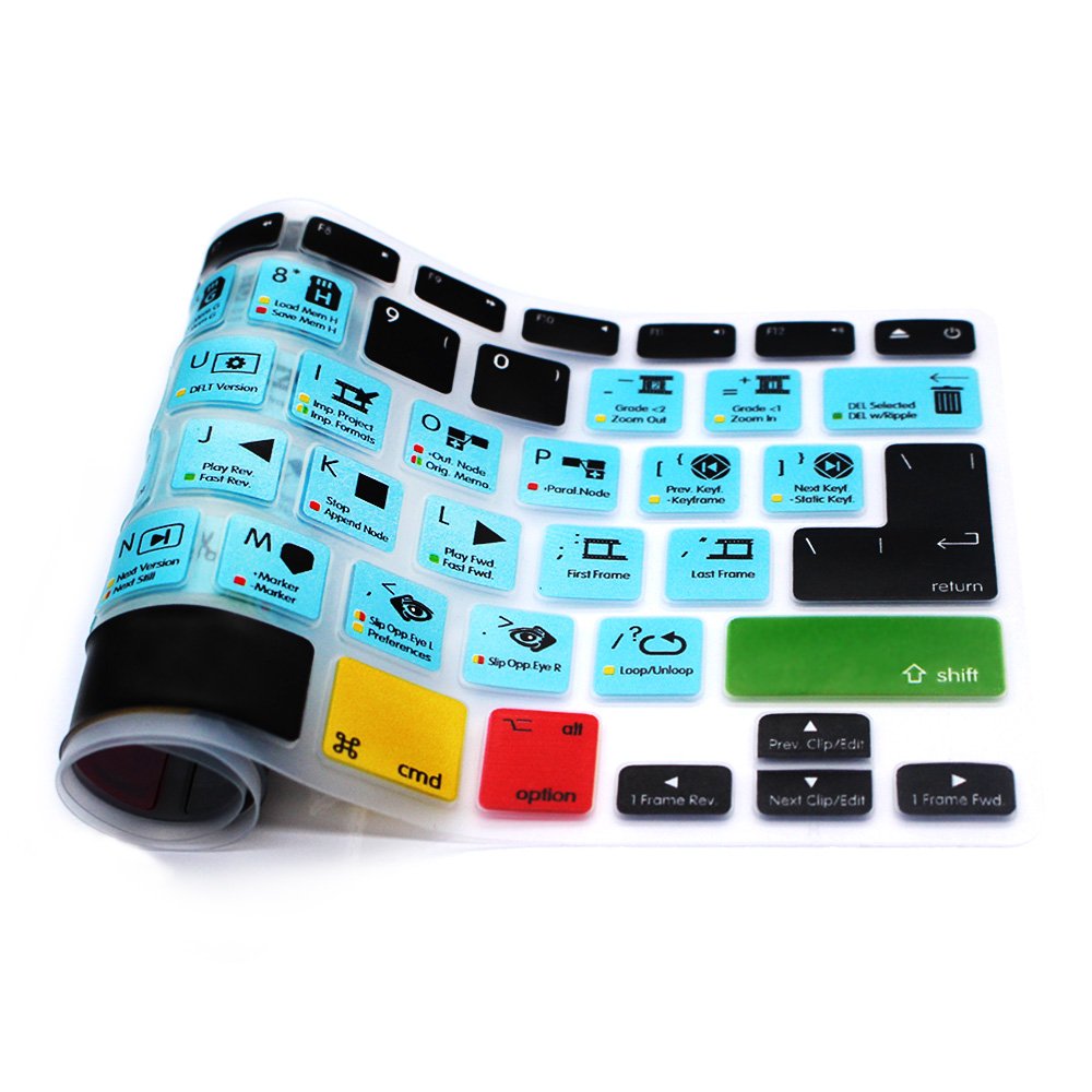 Amazon.co.jp: WYGCH Davinci Resolve ショートカット ホットキー シリコンキーボードカバースキン MacBook  Pro 13インチ 15インチ 17インチ (Retinaディスプレイ有り/非Retinaディスプレイ) iMacおよびAir 13インチ  米国およびヨーロッパバージョン用 : パソコン・周辺機器