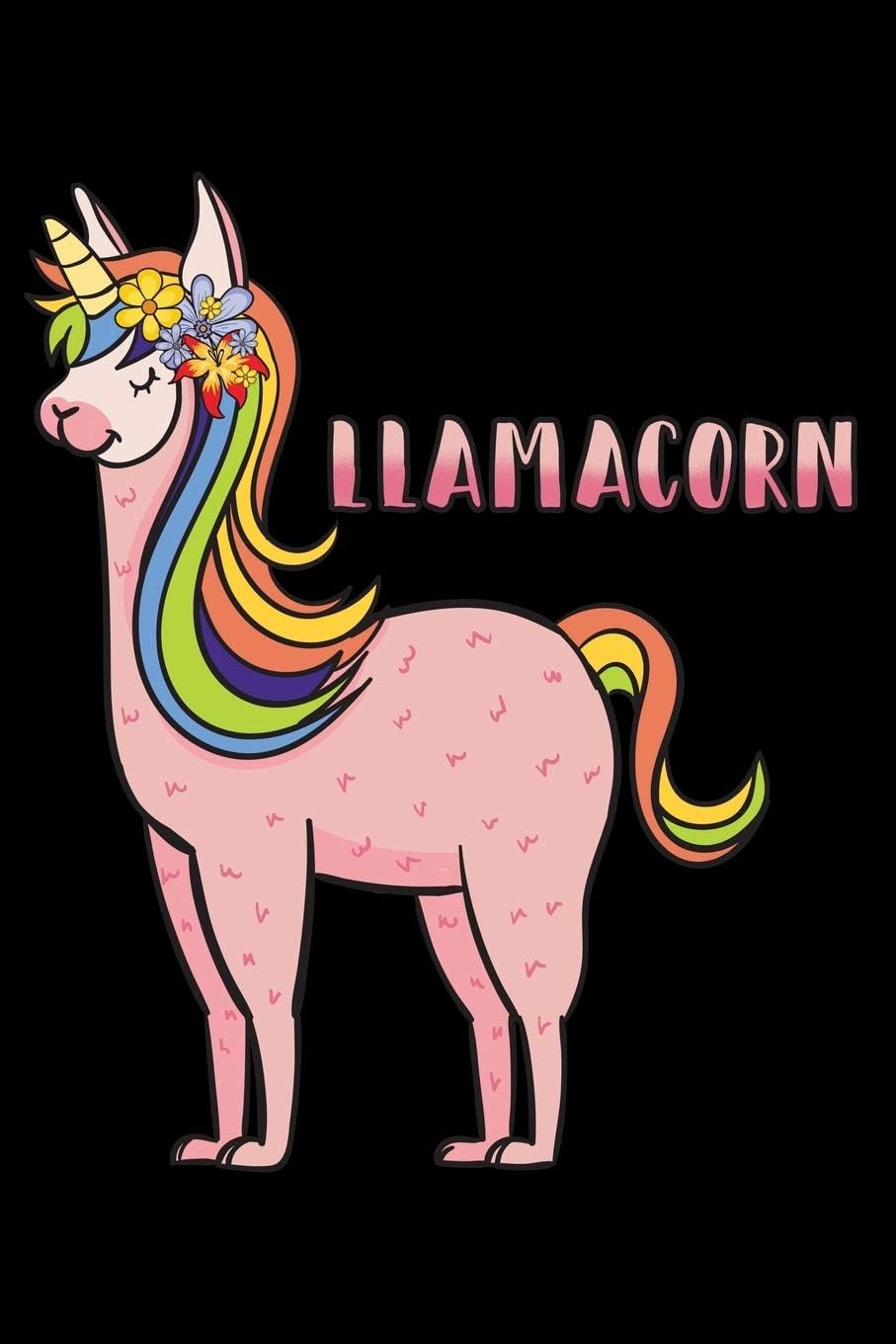 Llamacorn: Unicorn Notebook to Write in, 6x9, Lined, 120 Pages Journal