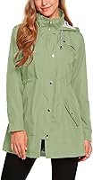 Vista 13 de Chaqueta Zhenwei impermeable, ligera, con capucha, uso activo, para exteriores, forrada para lluvia, larga, S-XXL, para mujer