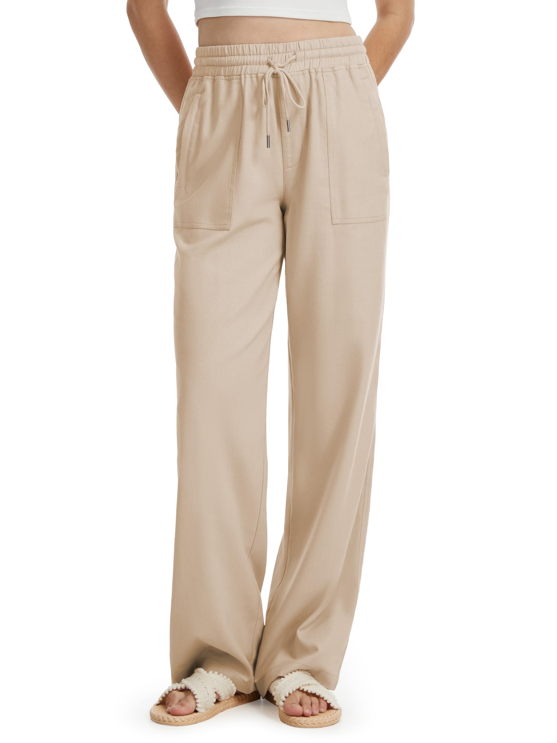 Tall Women Inseam Linen Pants