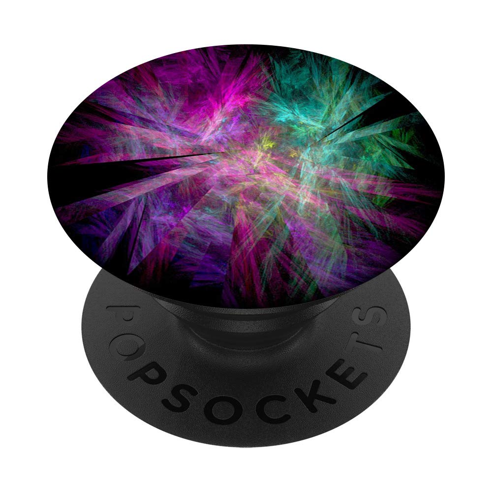PopSockets Handy-Halter In Buntem Burst Design – Ausziehbarer Griff Mit Austauschbarem Deckel, Für Handys & Tablets