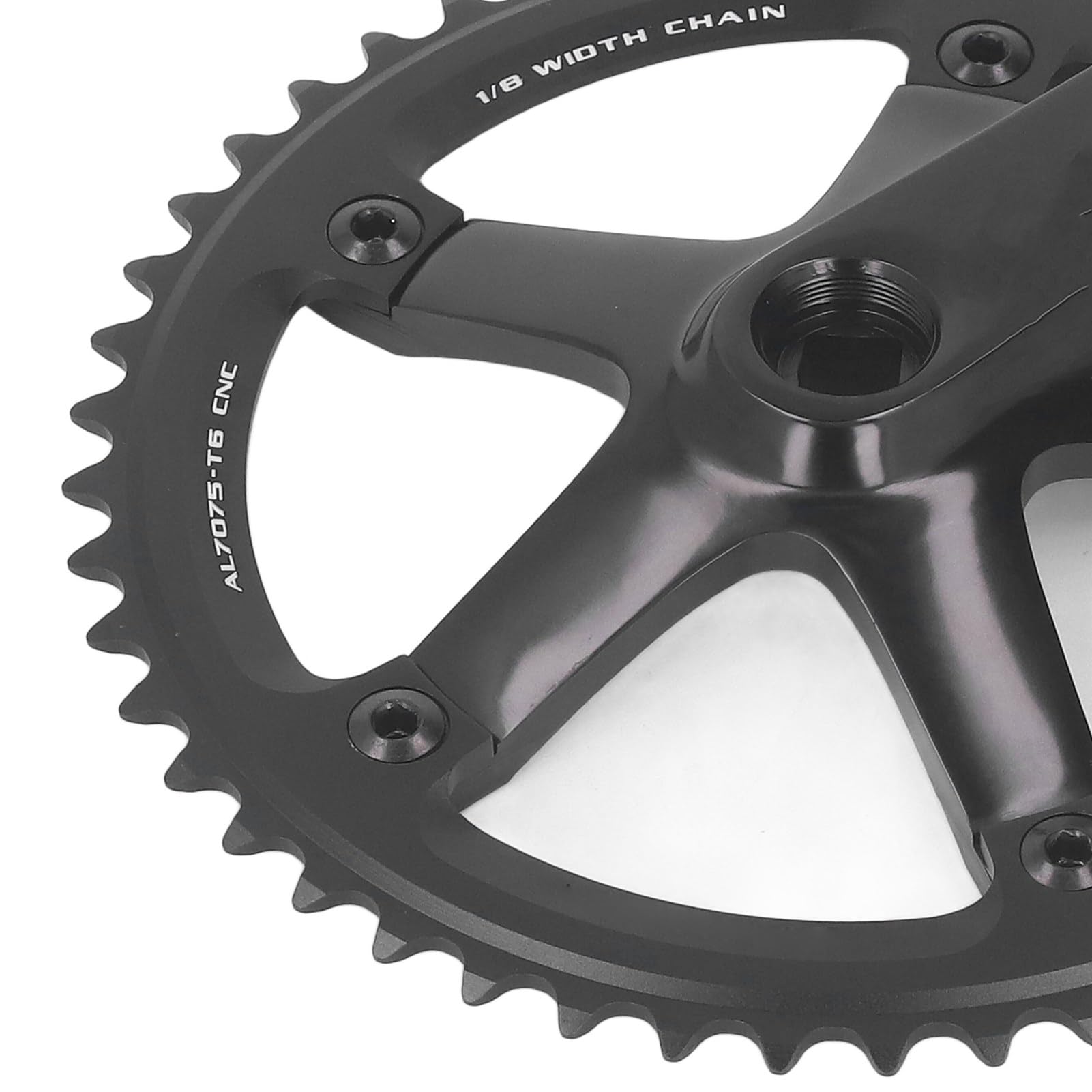 Mechanizm Korbowy Rowerowy, Tarcza Rowerowa ze Stopu Aluminium, Kwadratowy Stożek, Rozmiar 48T, Okrągły Mechanizm Korbowy do Roweru Górskiego