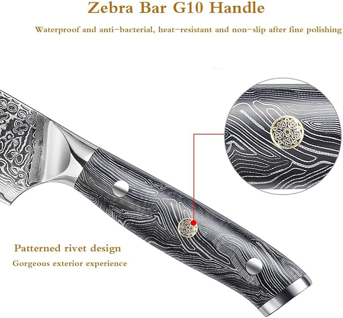 Set Cuchillos Cocina 5 Piezas Acero Inoxidable miniatura 3