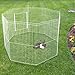 Ware Manufacturing Large Canvas 8-Panel Clean Living Small Pet Playpen Cage, White