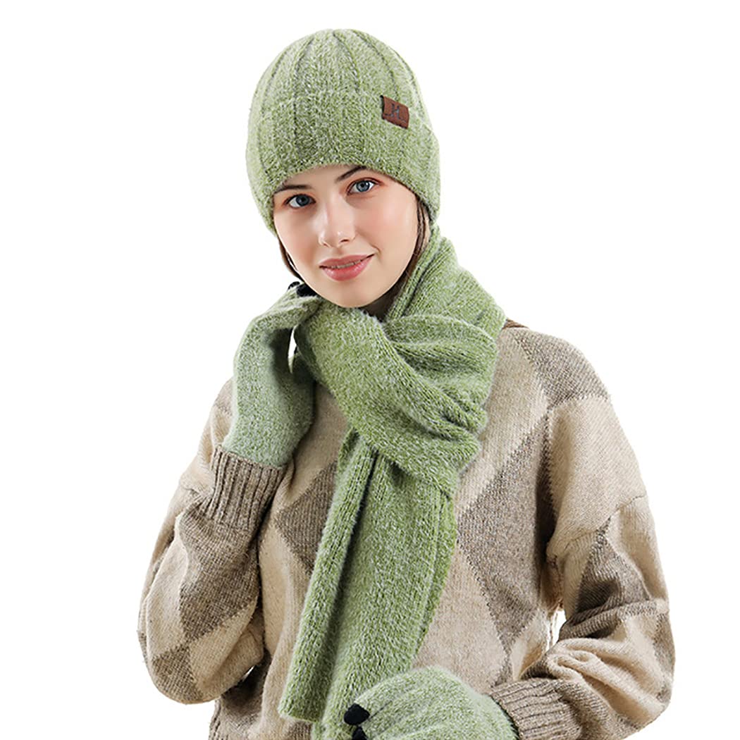 Hat Scarf Gloves Set Cute Classic Fashion Unisex Beanie Winter Hat Windproof Simple Watch Cap Breathable-image-34
