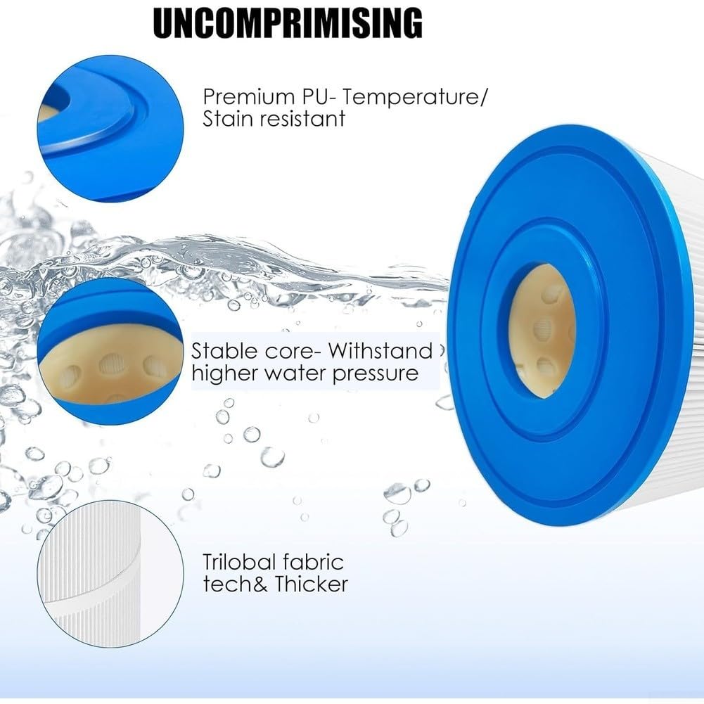 Minhe Cartouche filtrante de rechange pour spa C-8465 31114 pour unité de relaxation d'eau piscine