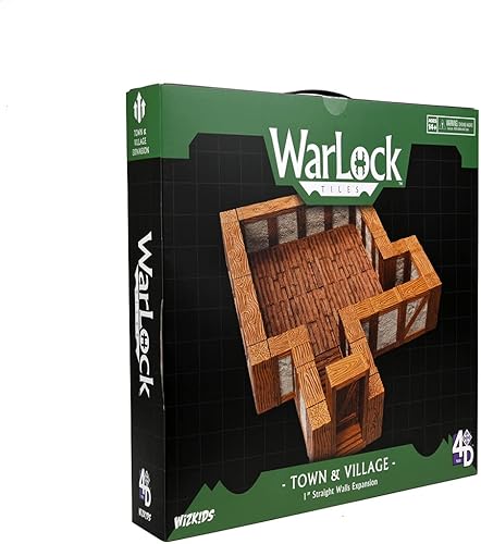 Miniatura 2 de Warlock Tiles Paquete de expansión - Paredes rectas de 1 pulgada  WizKids