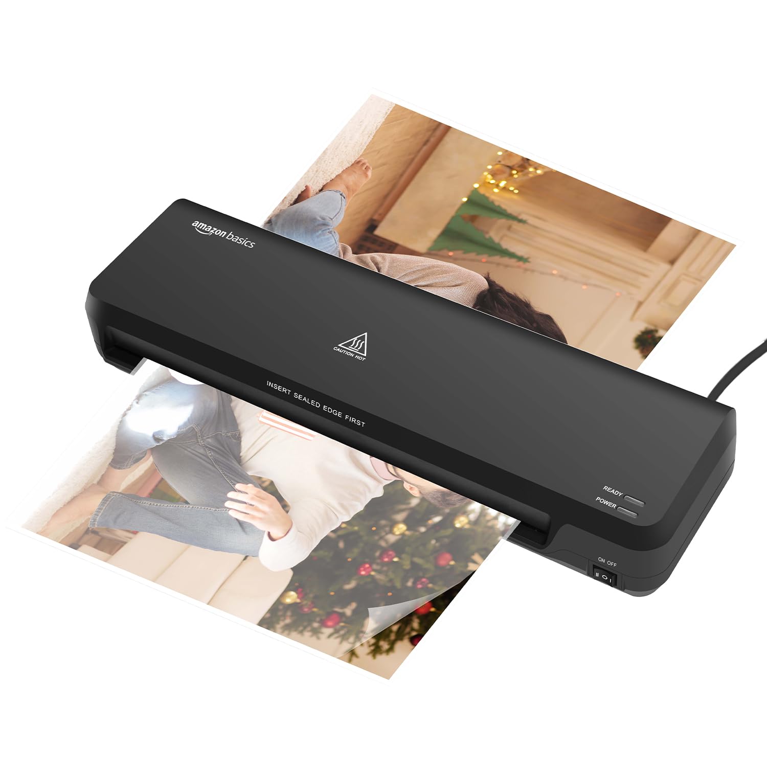 Amazon Basics Hot & Cold A3 Thermal Laminating Machine/Laminator A303 | Fast 2-Min Warm-Up | Slide-Push Button | Durable Thermostats | Dual Light Indicators | for Photos, IDs, Documents, Certificates-image-14