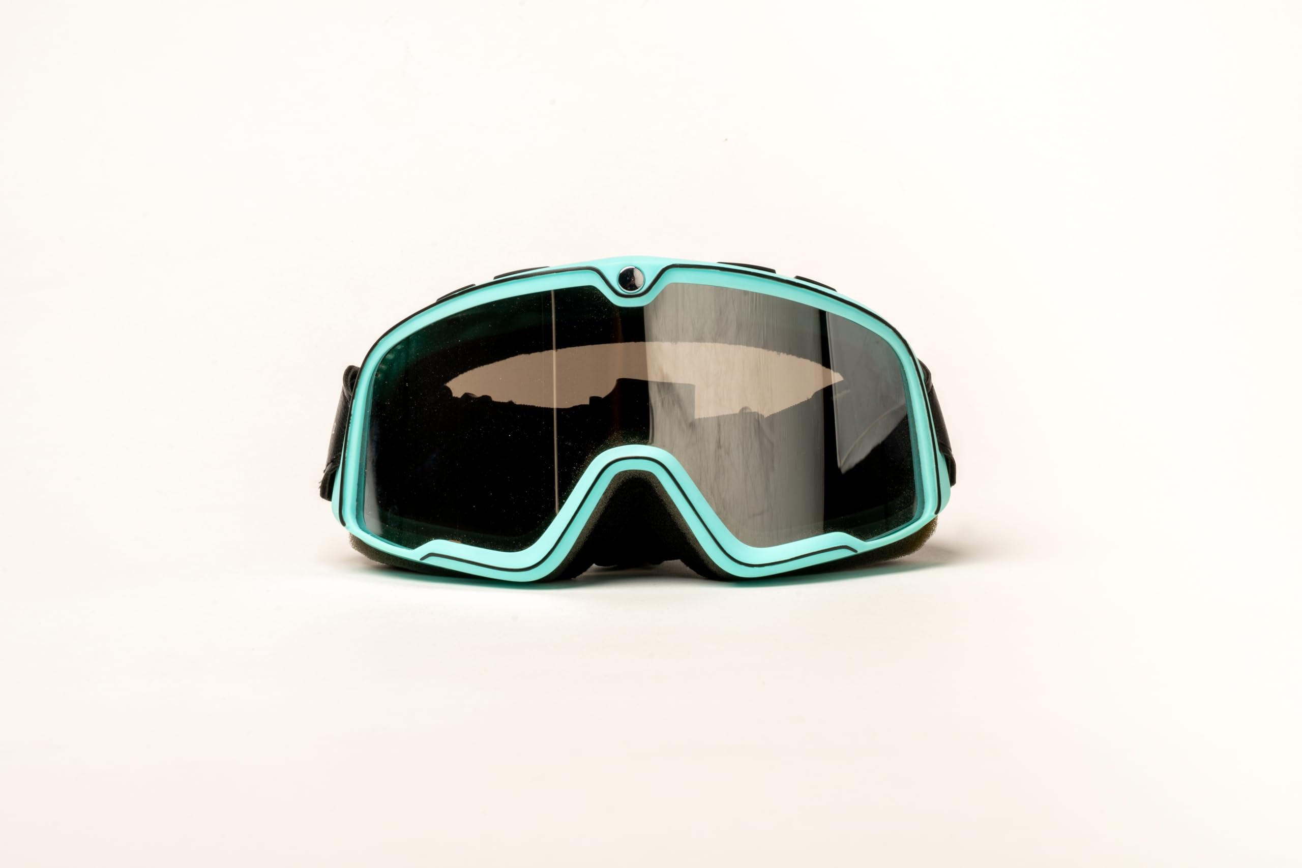 AIMMAX EYE SAFETY MOTORCYCLE HELMET GOGGLES (CYAN)