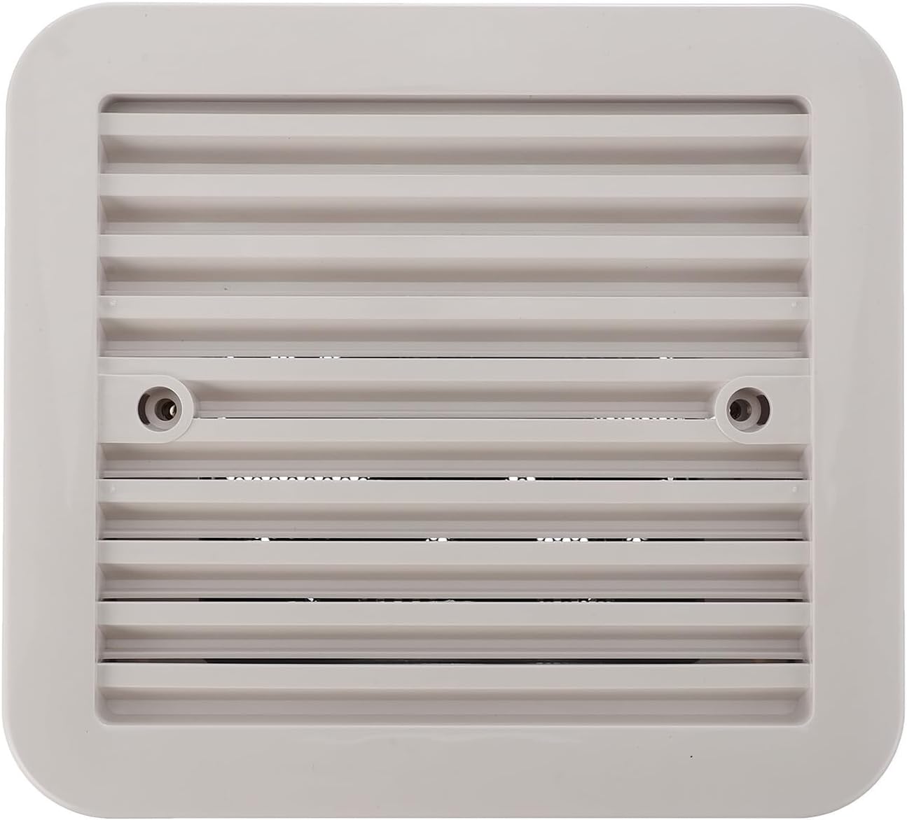 12v Trailer Side Exhaust Fan, Camper Cooling Ventilation Blower, White Silent Automotive Grille Ventilation for Rv and Travel Trailer