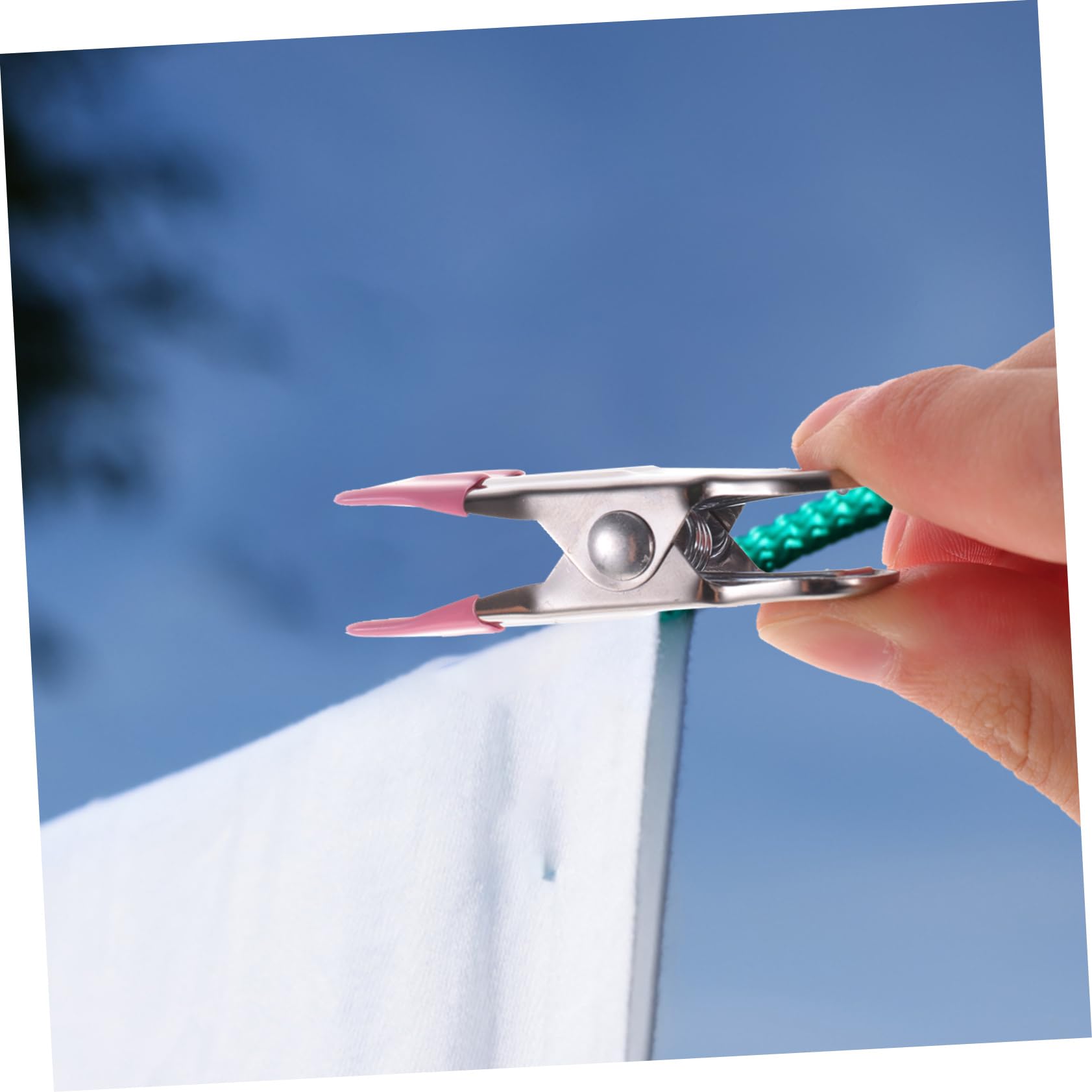 Alipis 4 Sätze Clips Nähen Snack-Clips Wäscheklammer Aus Metall Hochleistungsclip Kleiderklammern Für Den Haushalt Wäscheständer Mini-Chips Strandtuch-Clip Magnet Seitenclip Quilten