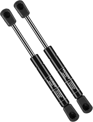 Miniatura 106 de Amortiguadores de gas de 10 pulgadas, 45 libras/200N, soporte de elevación de resorte para caja de herramientas de recogida de camión, tapa de caja