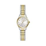 Caravelle by Bulova Ladies' Traditional Mini 3-Hand Quartz Expansion Band Watch, Arabic Markers, 24mm