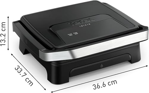 Tefal - Inicio - Gril et machine à panini - 6 personnes - 2000W - Noir - 7