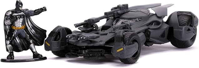 Jada Justice League Metal Batmobile Car, 1:32 Scale (253213005)