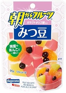 はごろも 朝からフルーツ みつ豆（パウチ）(4114)95gX6個