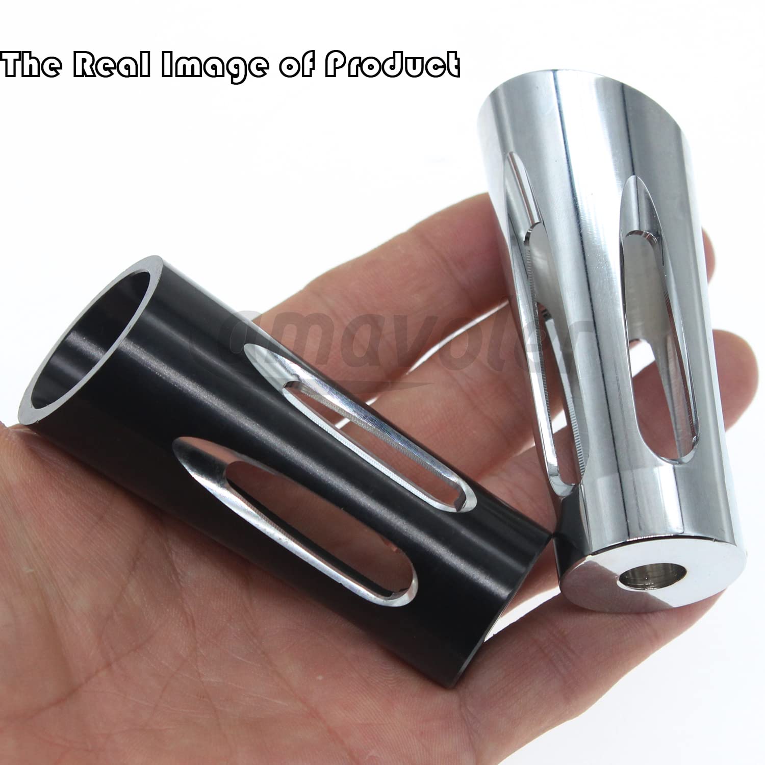 Repose-levier De Vitesse CNC Noir Chromé Pour Harley Davidson - Sportster, Touring, Softail, Etc.