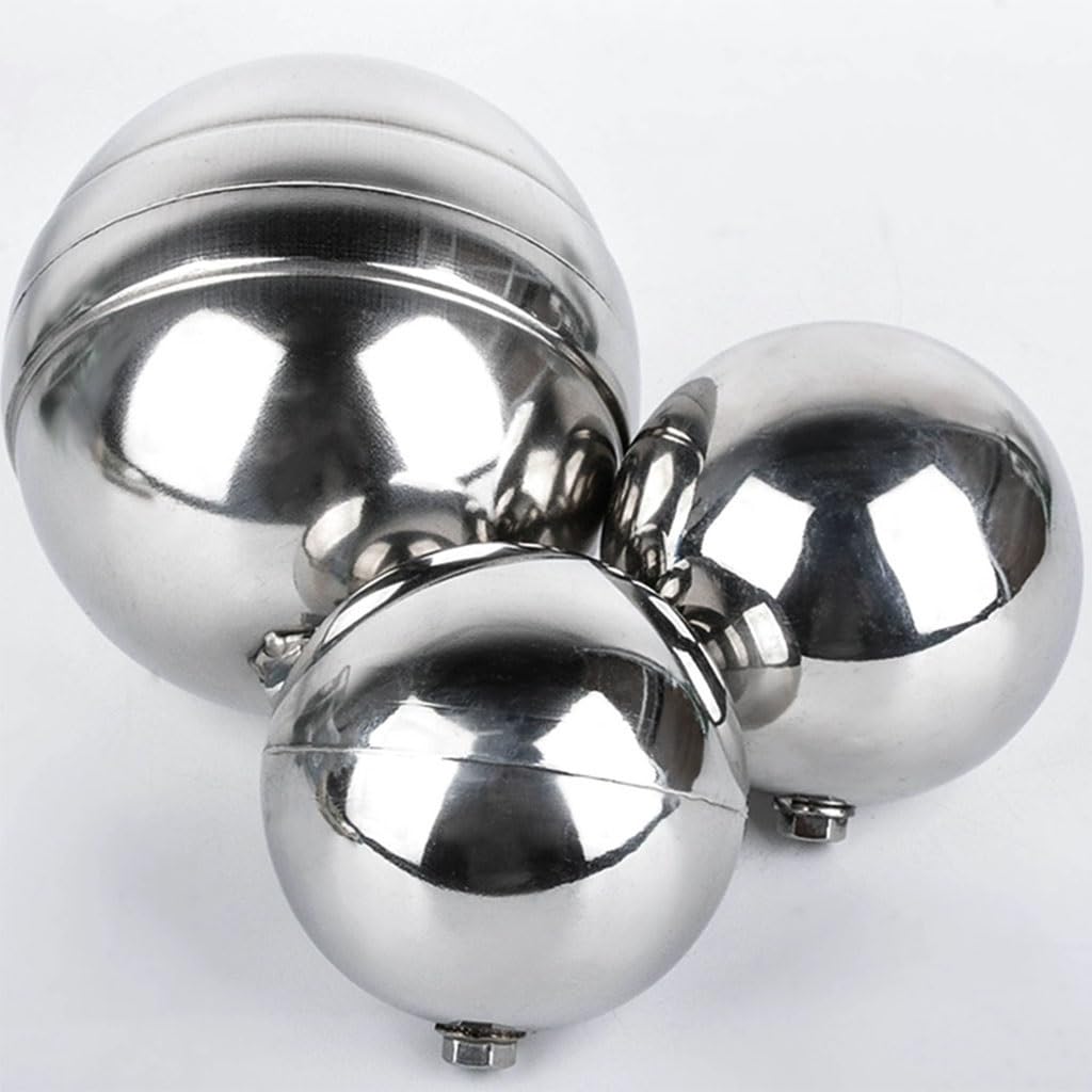 1pc M8 Stainless Steel Float Ball Switch - 304 Stainless Steel Water Level Float for Tanks, 110mm, 130mm, 150mm(110mm)