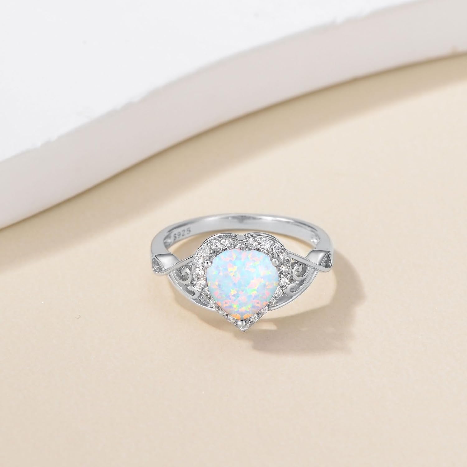 10K 14K 18K Gold Custom 2 Carat Heart Gemstone Vintage Engagement Rings for Women with Moissanites Heart Shaped Birthstone Promise Ring for Her Size 3-15