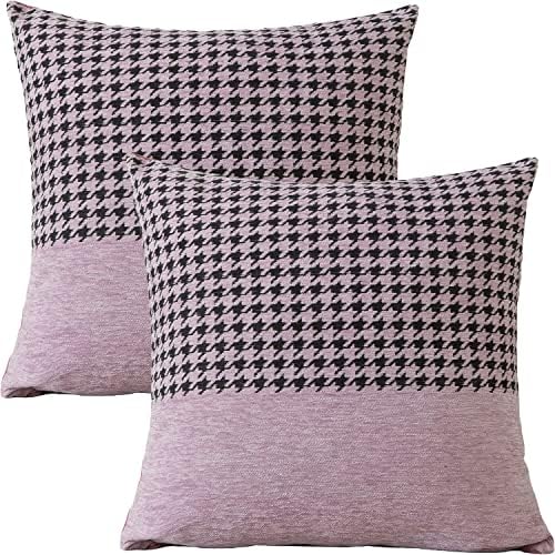 GONOVE Cushion Covers 45×45cm Velvet Soft Square Throw Pillow Cases Decorative Sparkling Gold Glitter Waist Pillow Covers Protectors Set of 2 for Outdoor Patio Garden Blench Living Room Sofa Décor