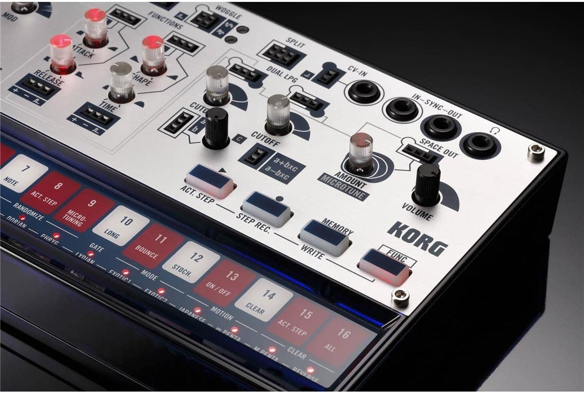 Korg Volca Modular Semi-Modular Analog Synthesizer and 16-Step Sequencer (Open Box)