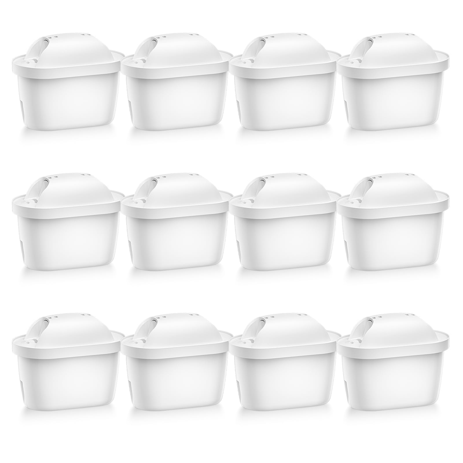 Tikstoy Wasserfilter Kartuschen Stück, Filterkartuschen Ersatz Kompatibel mit Brita® Maxtra+® Plus Maxtra Pro® All-in-1 Kanne Wasserfilte, Reduziert Chlor, Schwermetalle und Kalk