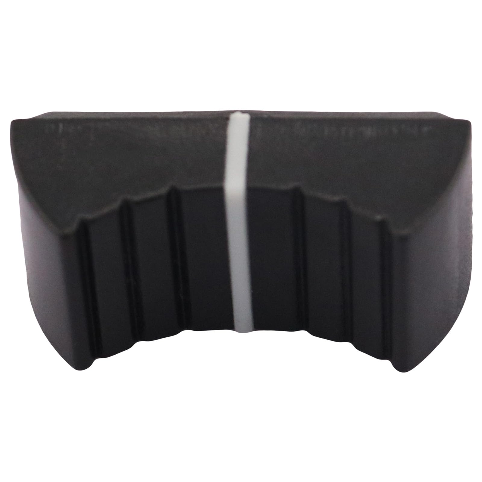8mm Hole Black Body Linear Slider/Fader Caps Pack of 10 (White) - Image 4