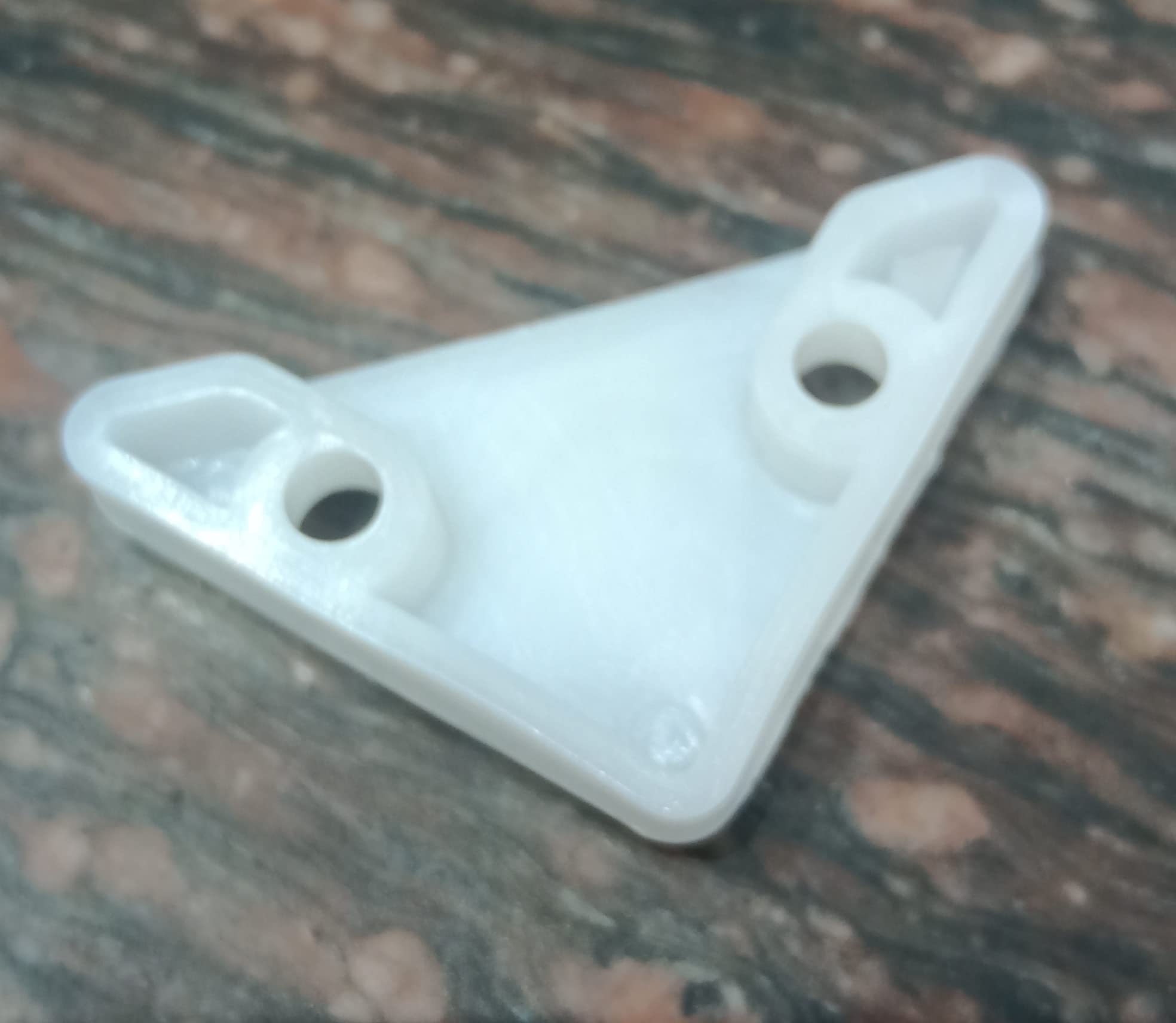 Infinite tech Glass Corner Holder Plastic (3 x 4) cm Pack of 4