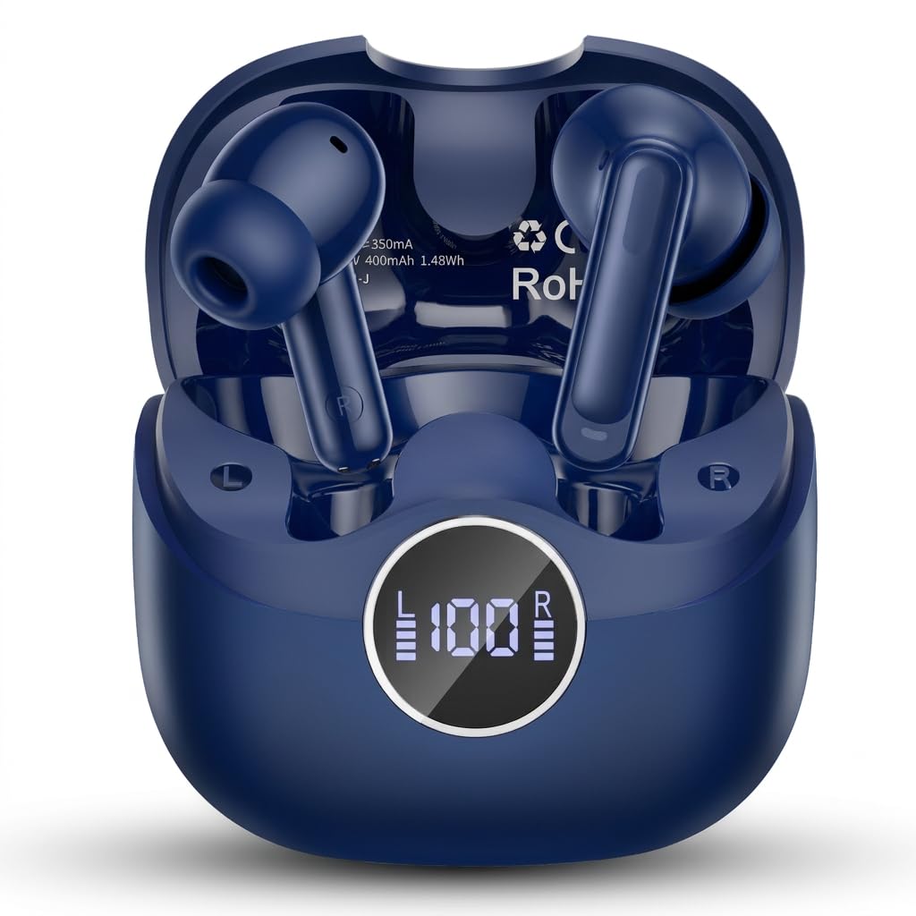 xinwld Bluetooth Kopfhörer mit Hybride Aktive Geräuschunterdrückung, In Ear Kopfhörer Bluetooth mit -45 dB ANC