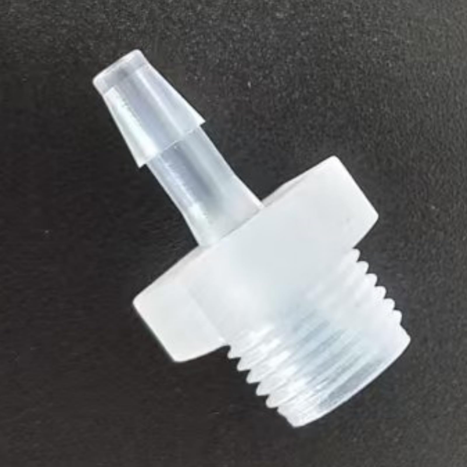1/8G Male Threaded to Barbed Fitting Adapter - 50 Pack, Durable PP Hose Connector for Fuel, Liquid, and(1/8inch 3.2mm)
