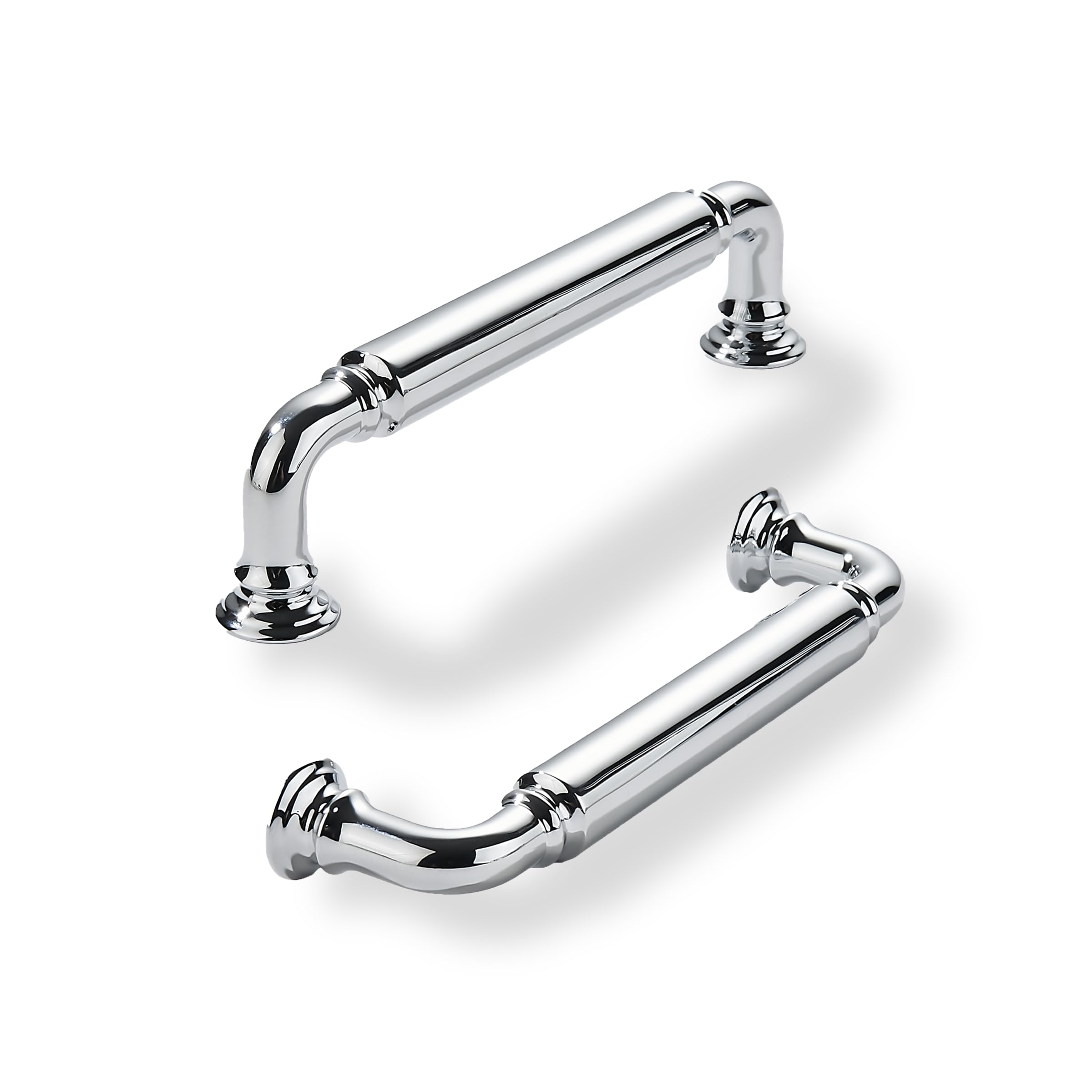 Khtumeware - 80279 Polished Chrome Cabinet Pulls CTC 4 in (102 mm) 10 Pack