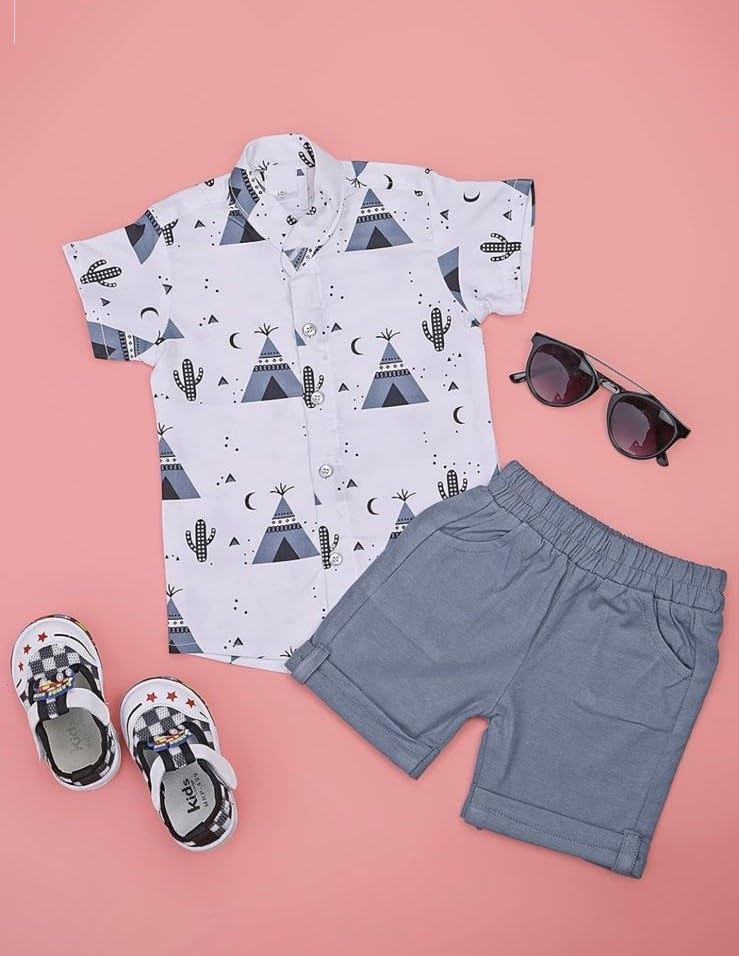Image of dimension Unisex Child Shirt and Short Set
