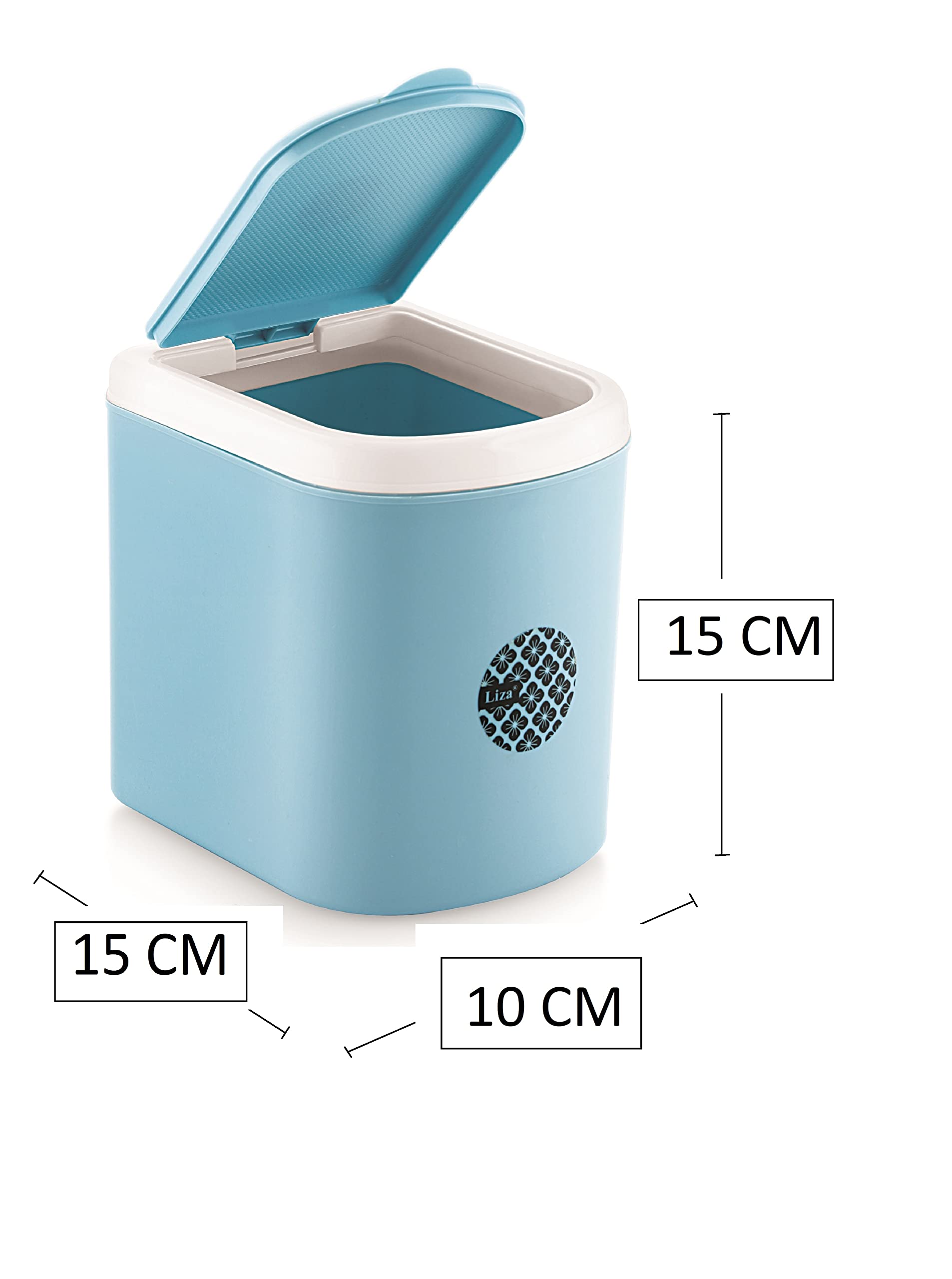 Mini Waste Bins - 2 Pack for Car, Office & Home -4
