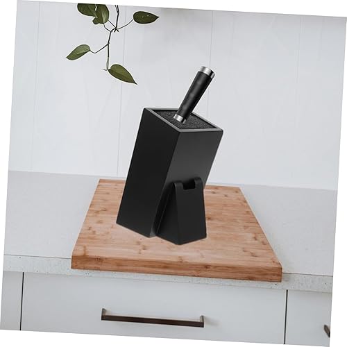 Miniatura 9 de Soporte de madera para cuchillos de cocina, soporte para utensilios de cocina, estante de tijera, almacenamiento en el hogar