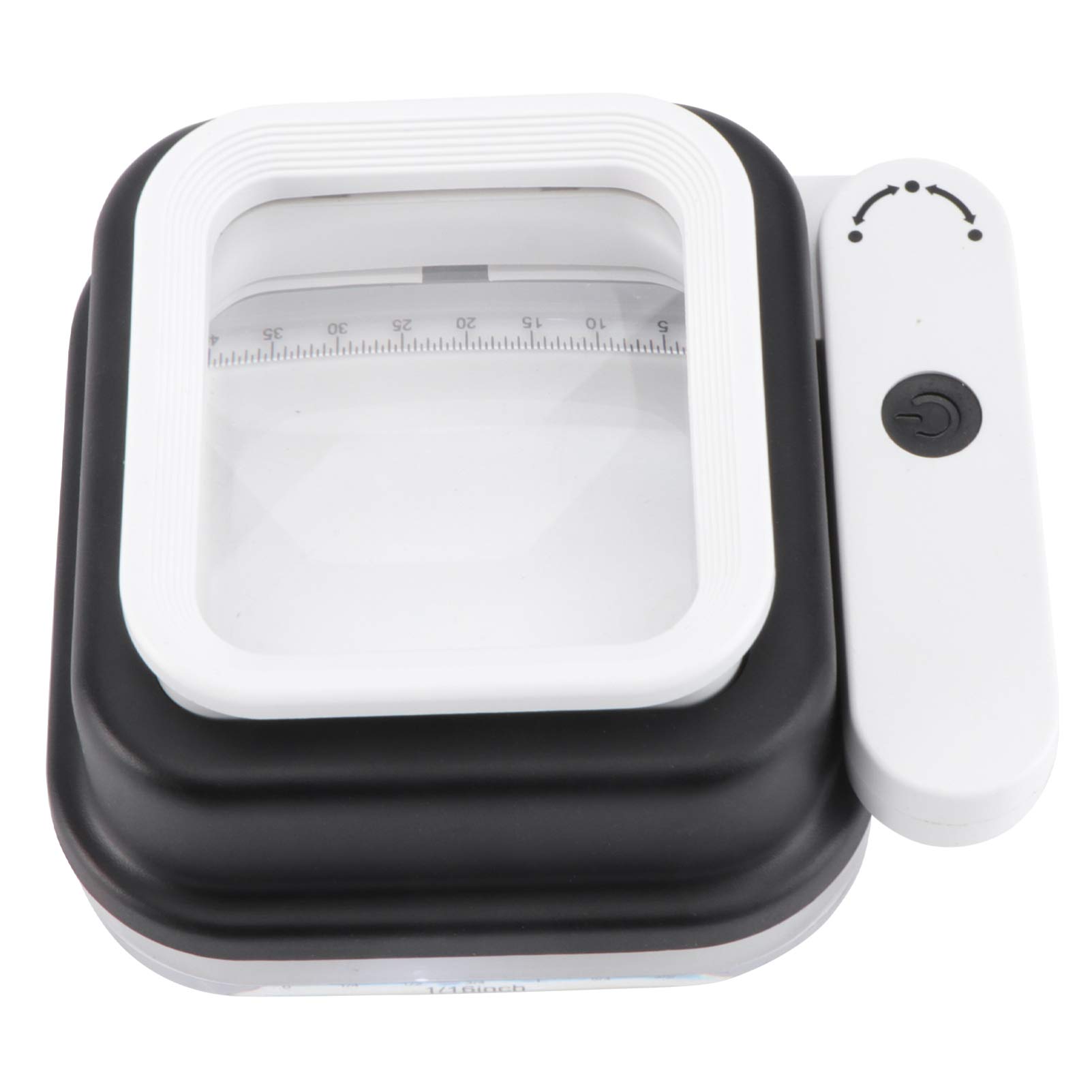 HemoblloHemobllo Magnification Glasses LED Lighted Magnifier Magnifying Glass 10X 15X 20X Handheld Hands Free Magnifying Glass for Reading Inspection Needlework Repair Hobby Crafts Black White Jeweler Loupe