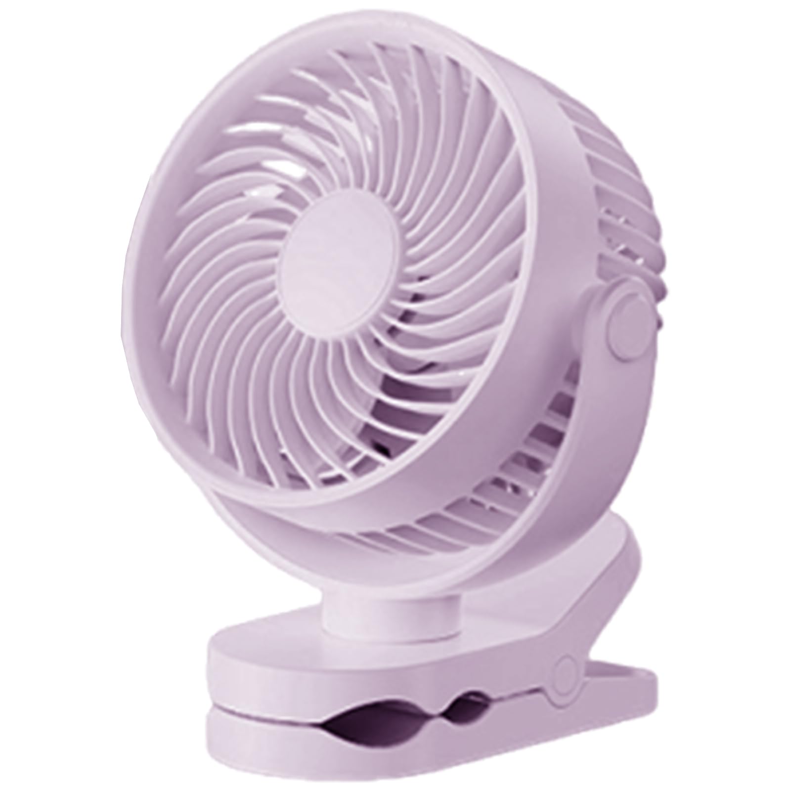 Tsynapter Portable Small Fan with Clip for Desktop USB Rechargeable Fan with 4 Speed Setting Practical Cooling Device for Outdoor USB Rechargeable