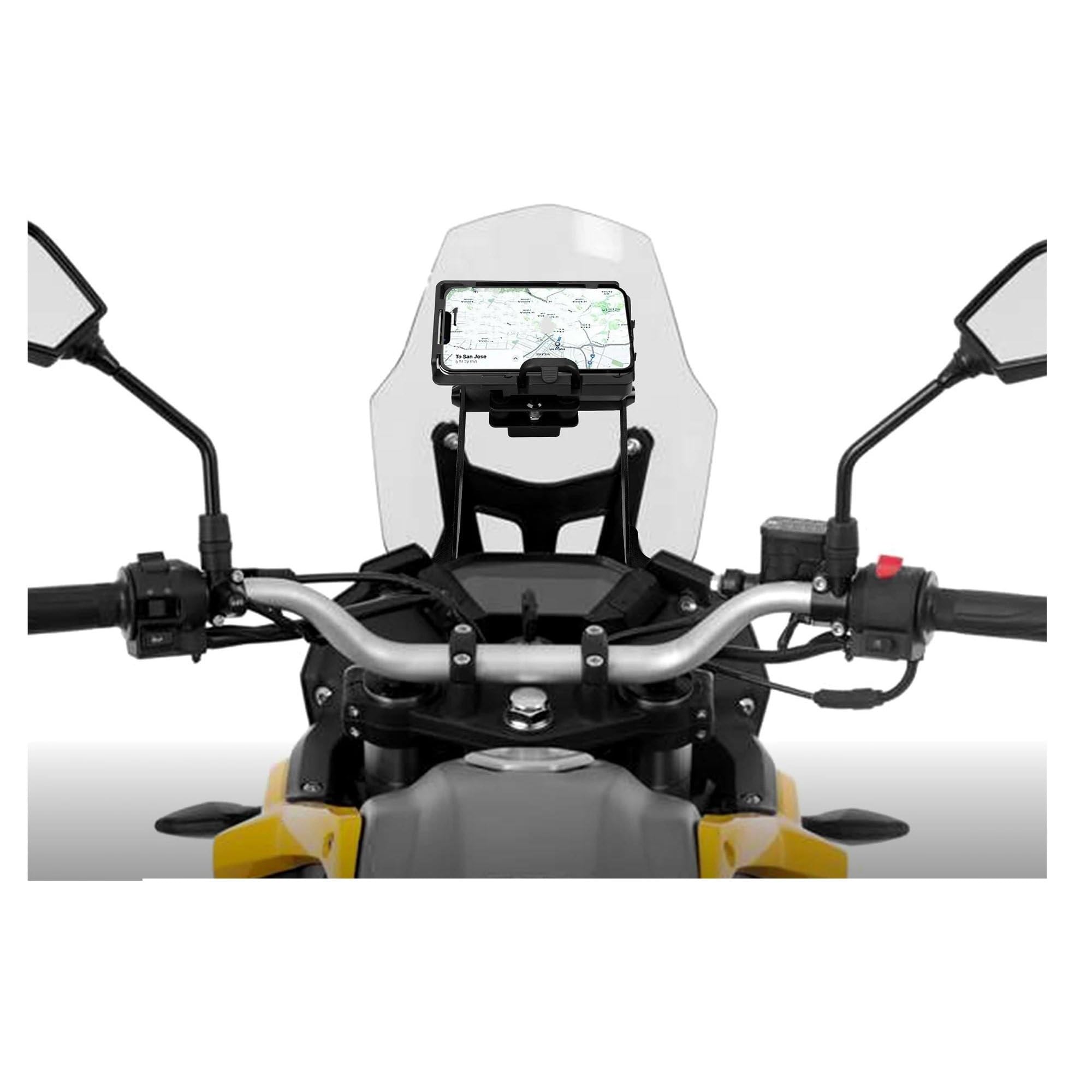 Supporto Per Navigatore GPS Per Smartphone Da Moto Per Voge 300 GY 300 Rally Supporto Centrale Per Telefono Da Manubrio Anteriore. Staffa GPS per parabrezza