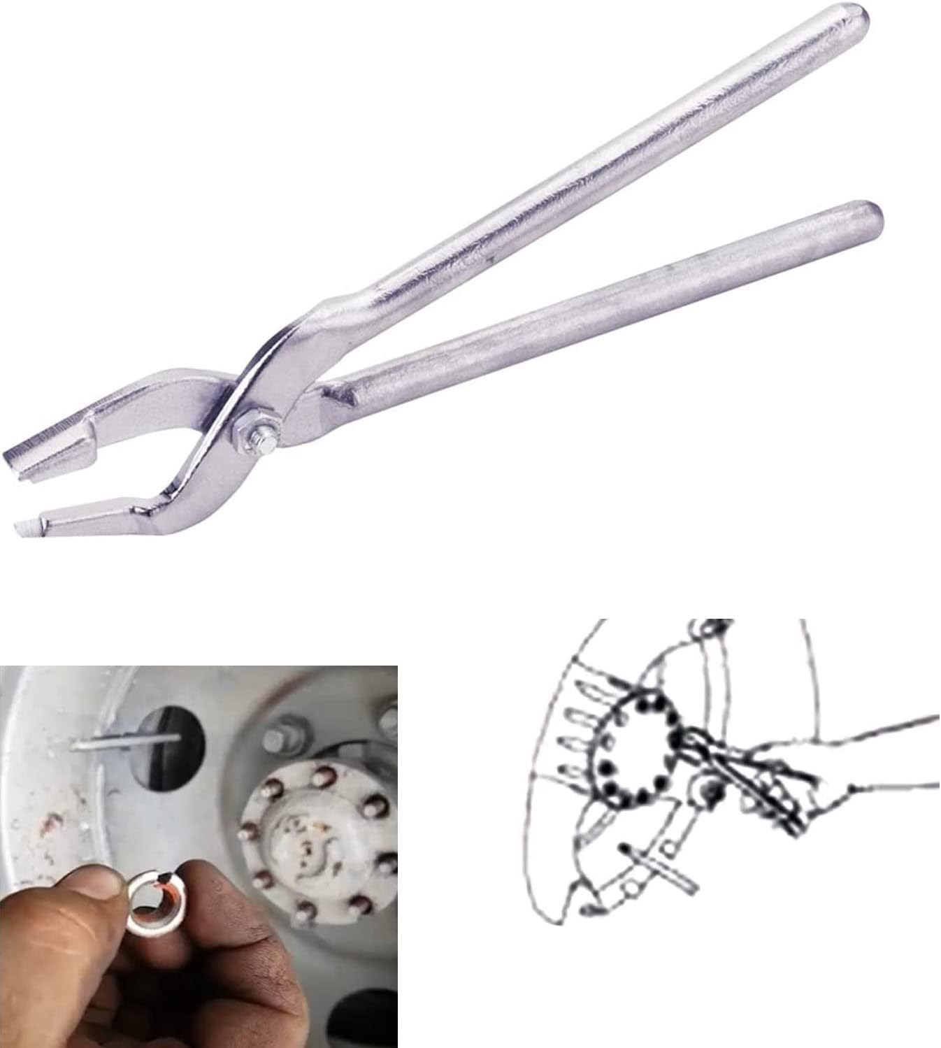 Best Q Drake Off Road Master Rear Axle Cone Removal with Axle Stud Cone Pliers - Ideal for Heavy-Duty Trucks & Essential for Auto Pros and Enthusiasts 70777