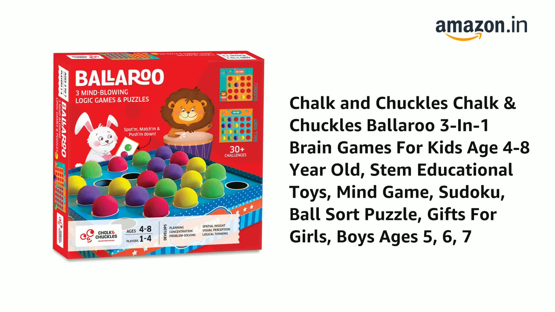 Get Puzzled Shape Jigsaw Puzzle For Kids 4-8 - 40 Piece Brain Teaser With Dice Game - Educational STEM Toy