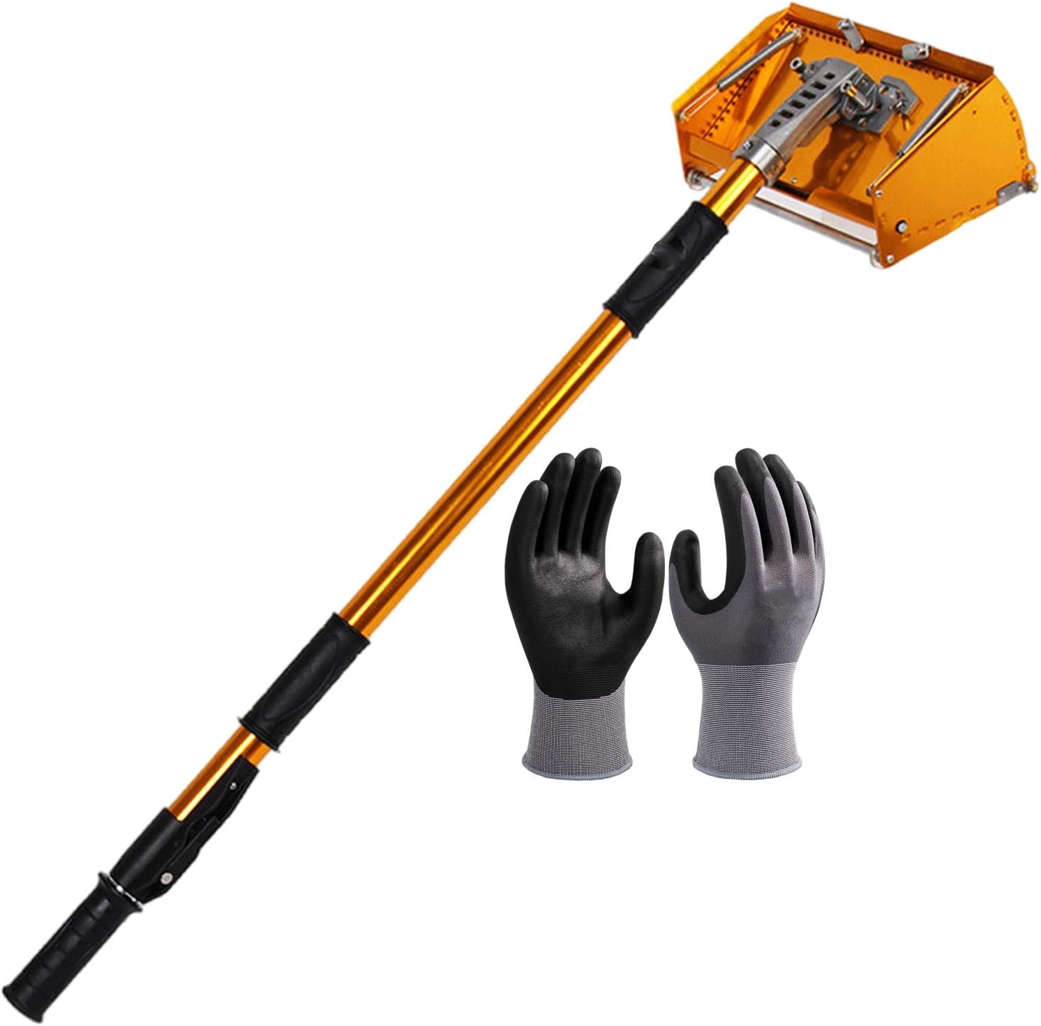 Drywall Flat Finishing Box Tool,Drywall Board Taping Tool,120° Adjustable Angle,Adjustable Retractable Rod,for Decorators