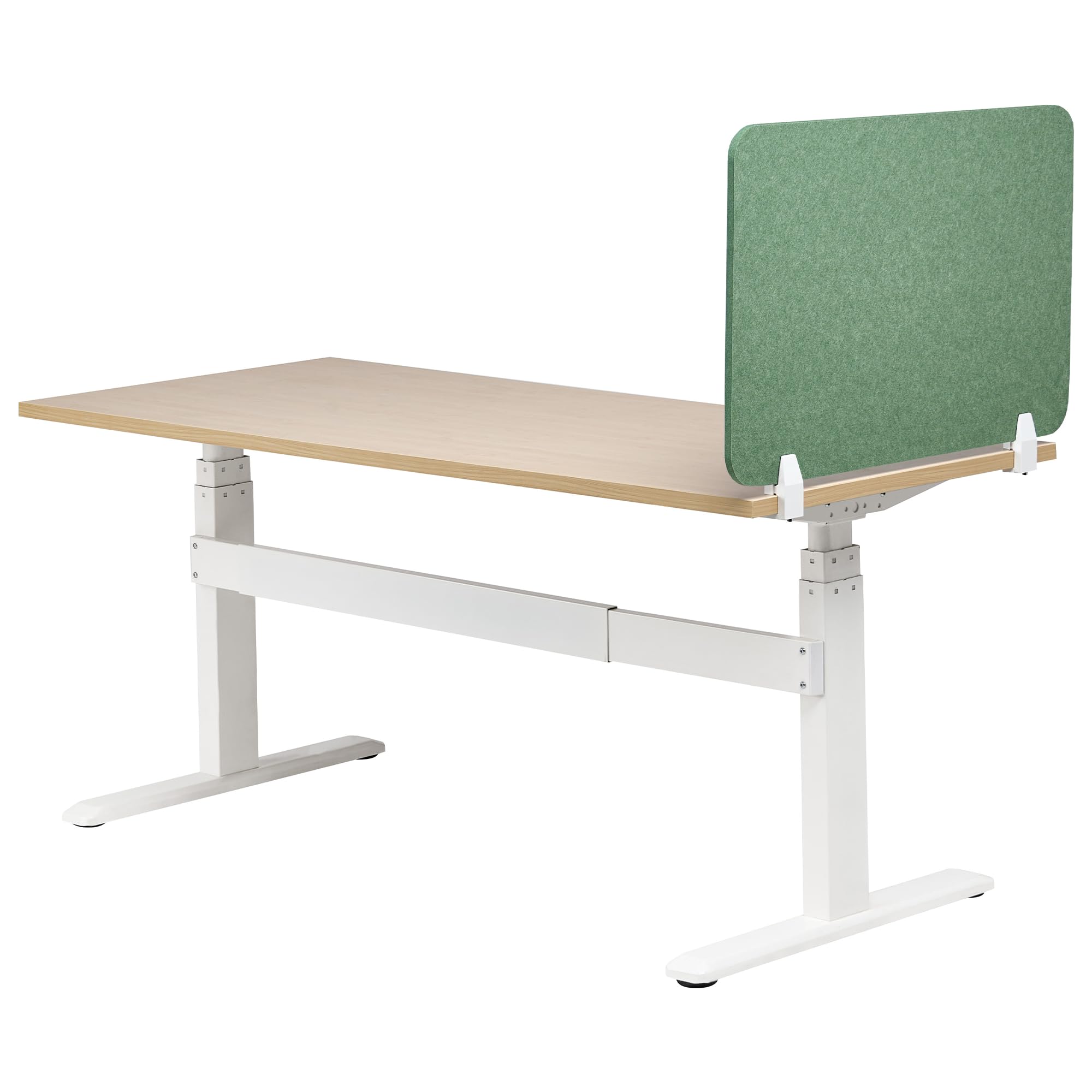 Schreibtisch Trennwand Akustik Polster grün 80 x 50 cm Schallschutz Split