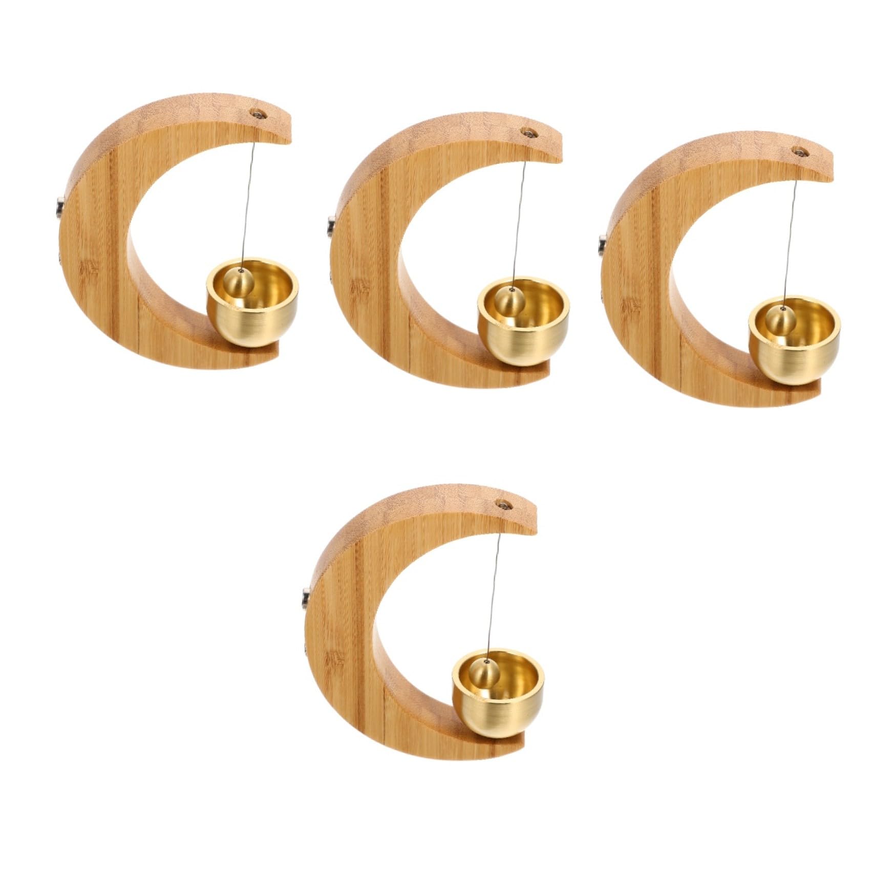 Cloche de porte magnétique en pur lune rétro, une décoration murale raffinée