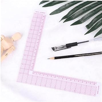 Diy Sewing Ruler Tailor L-square Shape Ruler Curve Sewing Measure Professional Tailor Craft Tool