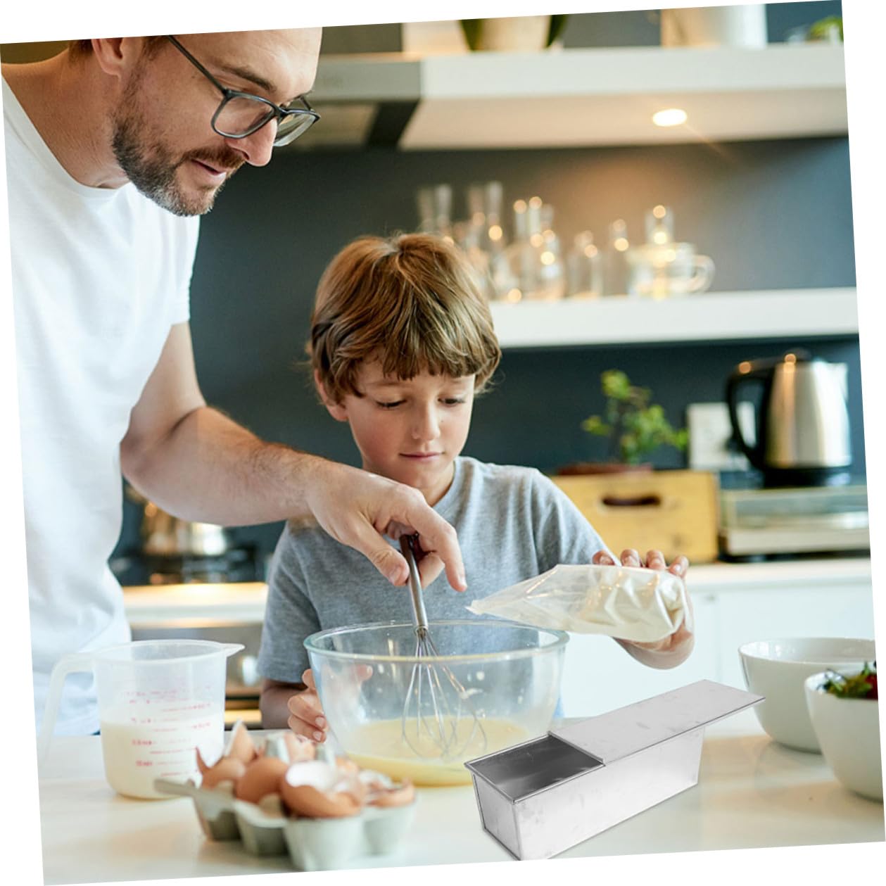 Cabilock 1000g Kastenform Für Toastbrot Mit Deckel Antihaftbeschichtete Brotbackform Für Ofen Praktische Wiederverwendbare Laibpfanne Für Zuhause Und Bäckerei Für Sandwich Und Leckeres