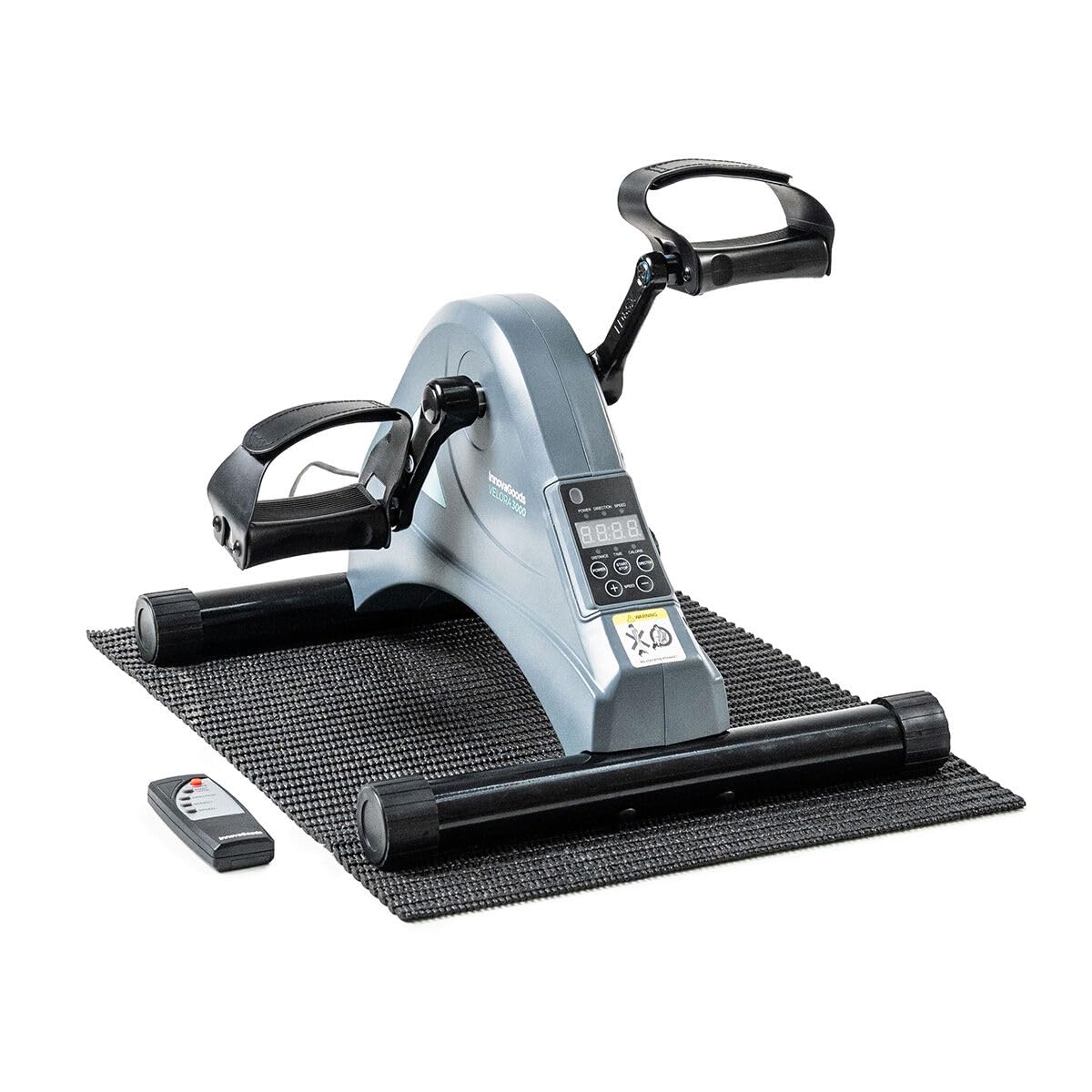 Velora 3000, pedal eléctrico asistido Brazo y Piernas, 12 Velocidades, 5 Programas Automáticos, Motor Silencioso, Pedaleo bidireccional, Alfombra antideslizante, Control remoto, Medidor LCD