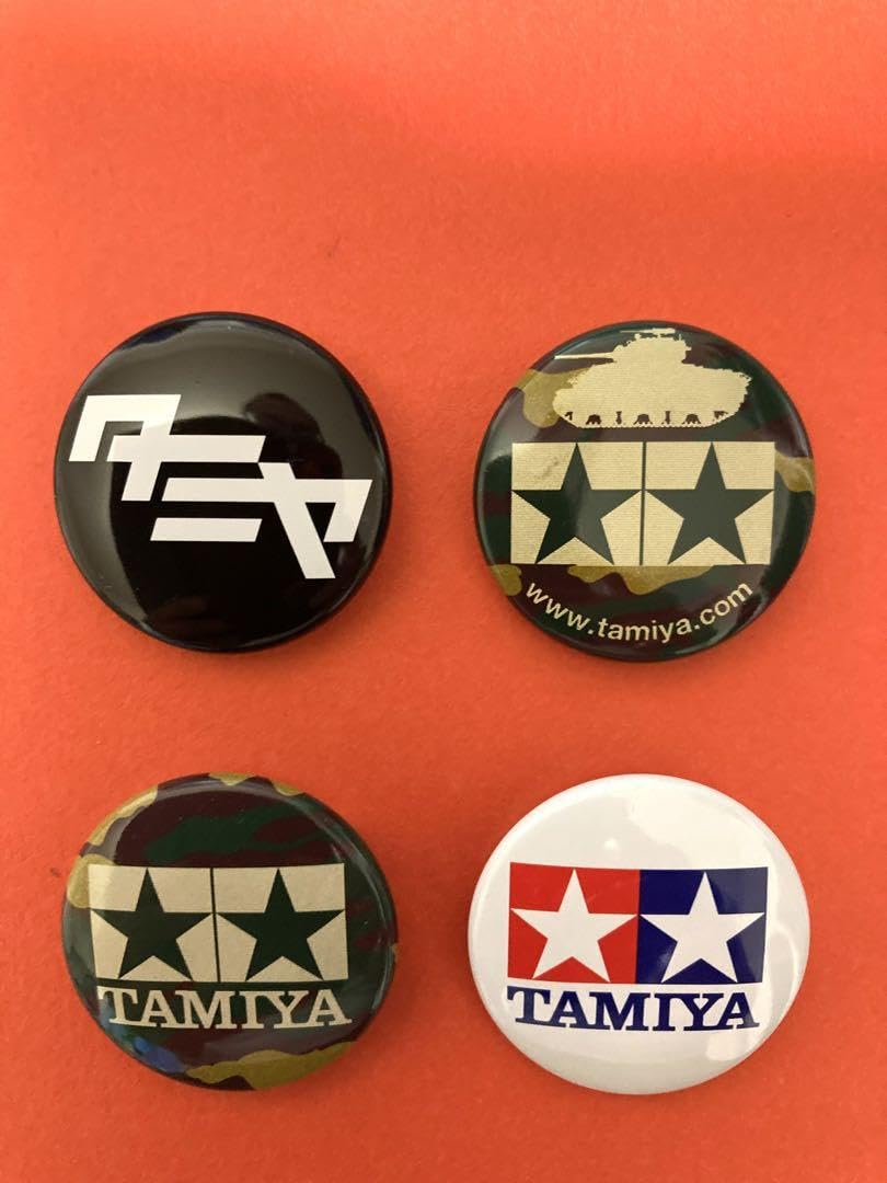Amazon.co.jp: TAMIYA タミヤ 缶バッジ4個セット : おもちゃ