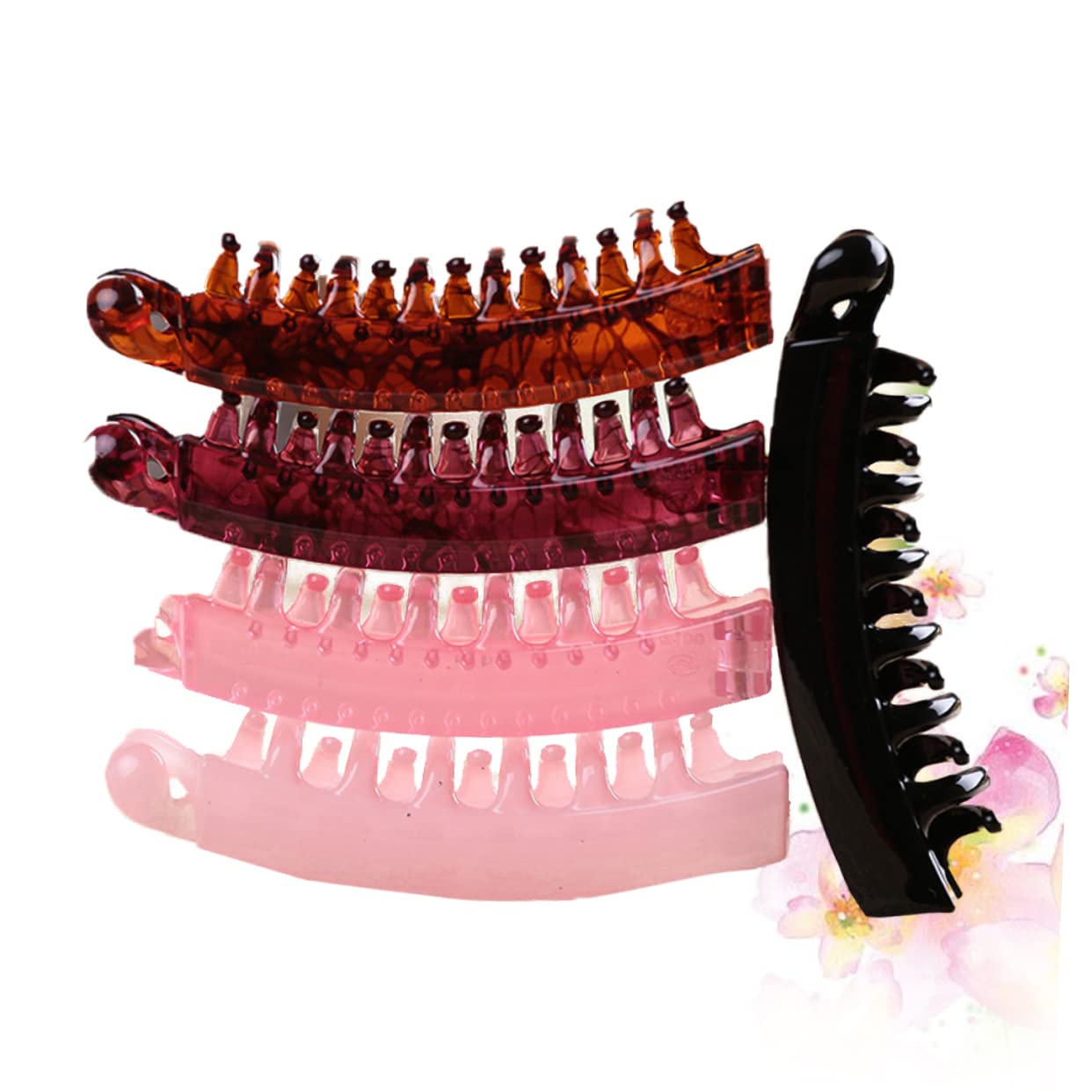 GALPADA 15piezas Pinzas De Plátano Para Cabello Accesorios De Pelo Para Mujeres Clips De De Caballo Diseño Chic y Duradero Perfectos Para Maquillaje Ducha y Actividades Diarias Mezcla De