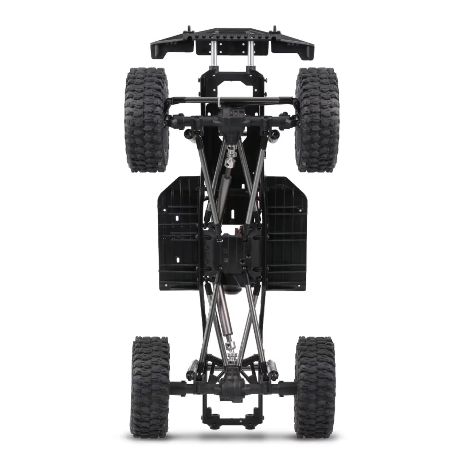 Do SCX10 II 90046 90047 1/10 313 mm 12,3 cala rozstaw osi zamontowana rama do podwozia RC pojazdów łańcuchowych RC Crawler części ramy (B)